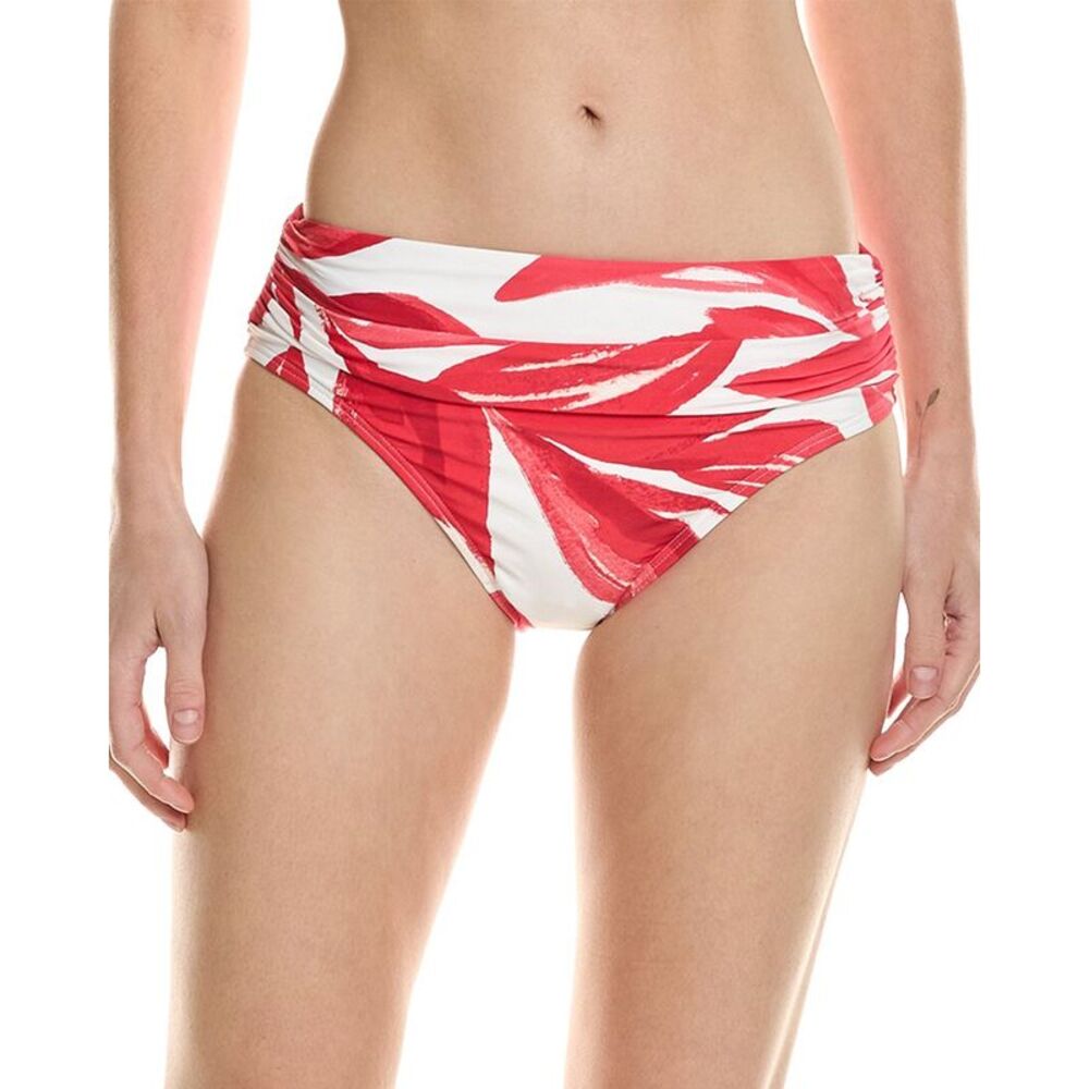 Carmen Marc Valvo Womens  High Cut Bottom, Red